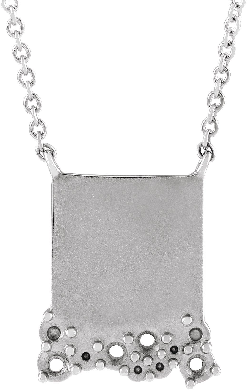 Engravable Accented Necklace or Center