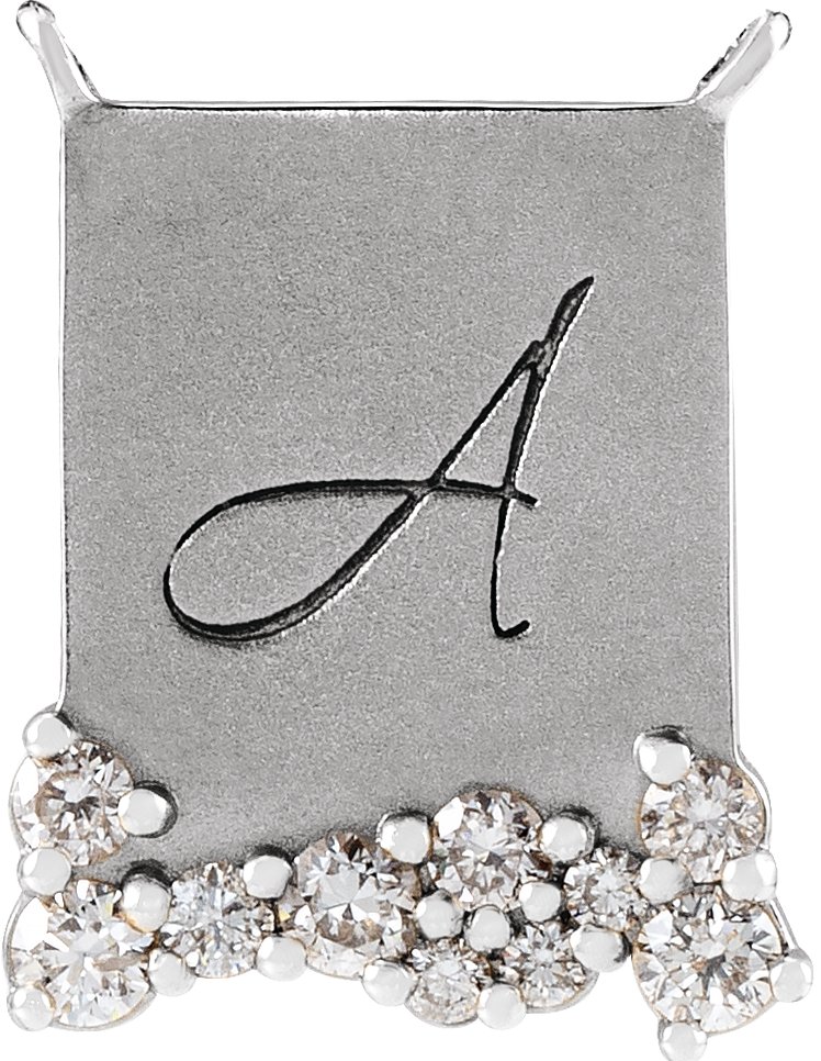 Engravable Accented Necklace or Center