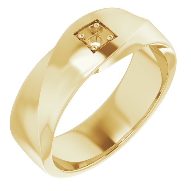 14k Yellow Gold