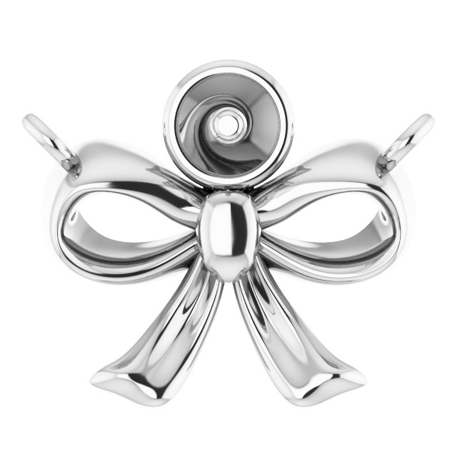 Pearl Bow Necklace or Center
