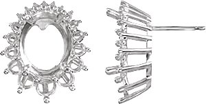 Halo-Style Earrings