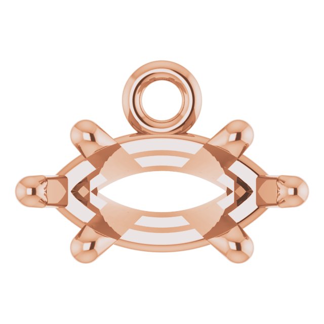 Round 4-Prong Basket Dangle