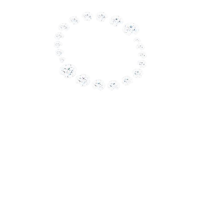 14K White 8x6 mm Oval 1/5 CTW Natural Diamond Semi-Set Halo-Style Engagement Ring