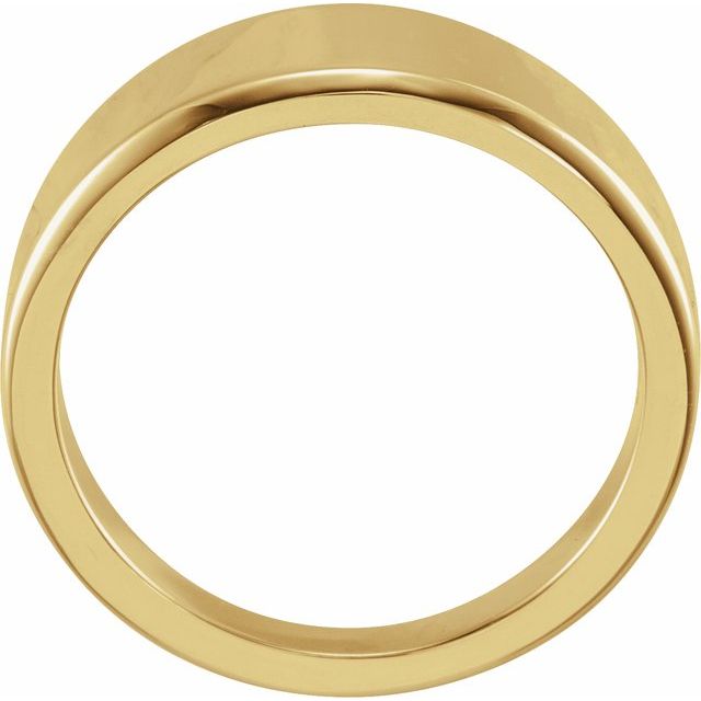 14K Yellow Tapered Stackable Ring 