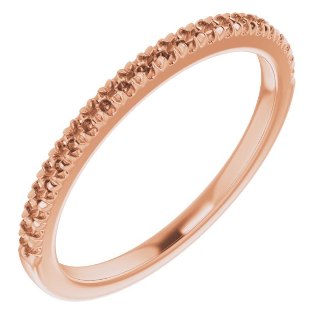 Claw-Prong French-Set Accented Engagement Ring or Band