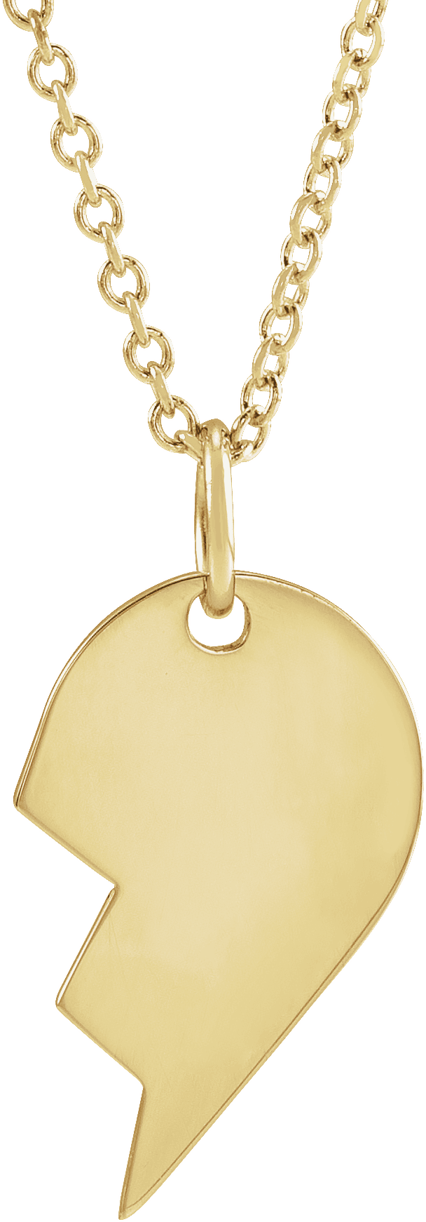 broken heart necklace
