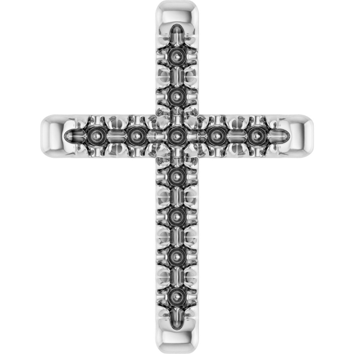 French-Set Cross Necklace or Pendant