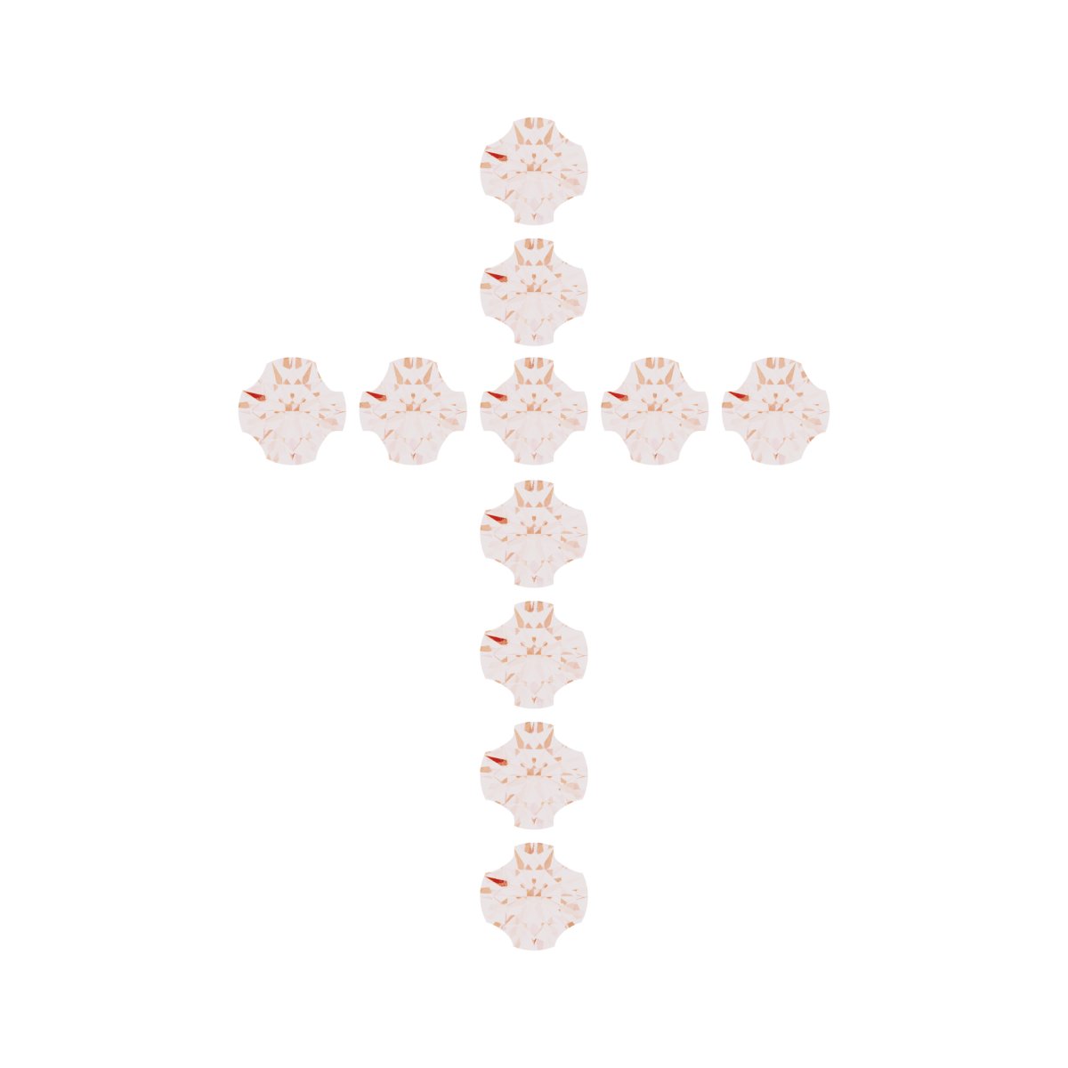 French-Set Cross Necklace or Pendant