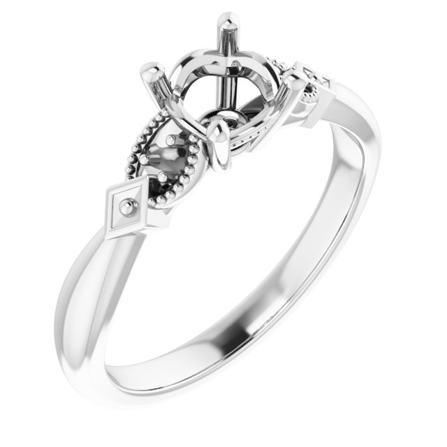 Accented Engagement Ring