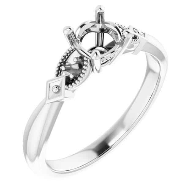 Accented Engagement Ring