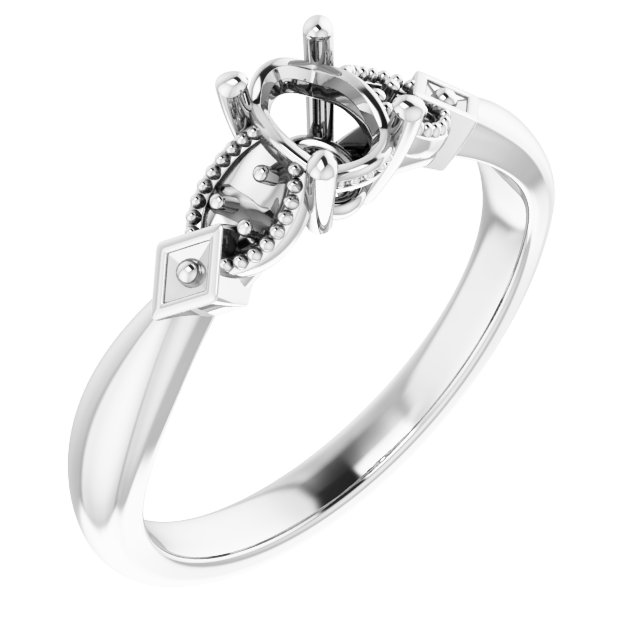 Accented Engagement Ring