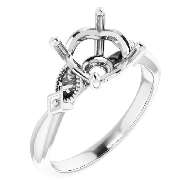 Accented Engagement Ring