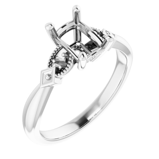 Accented Engagement Ring