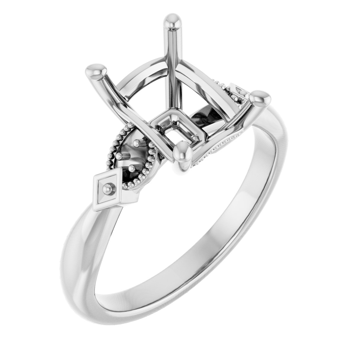 Accented Engagement Ring