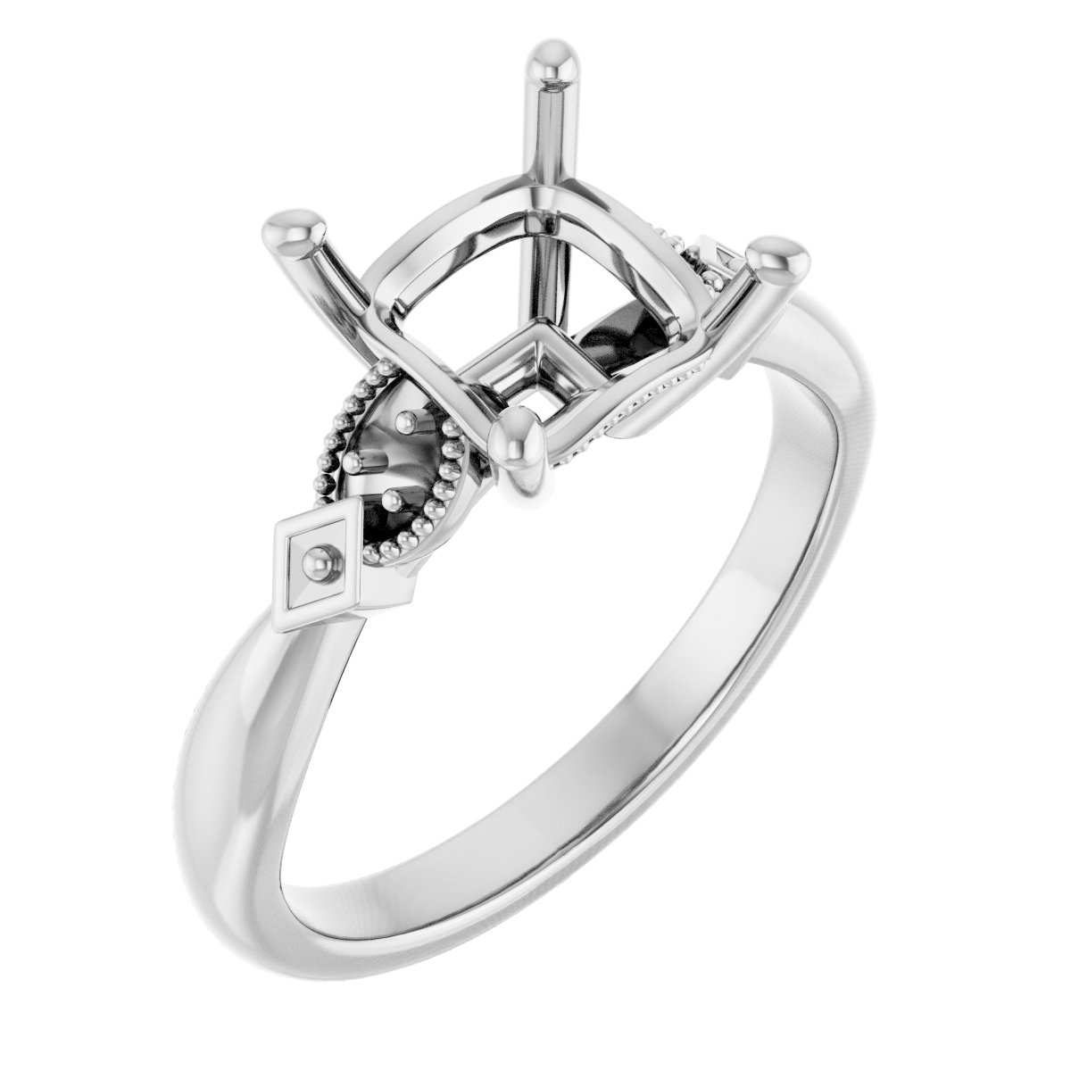 Accented Engagement Ring