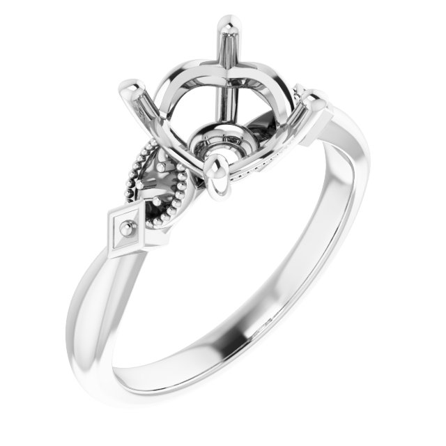 Accented Engagement Ring