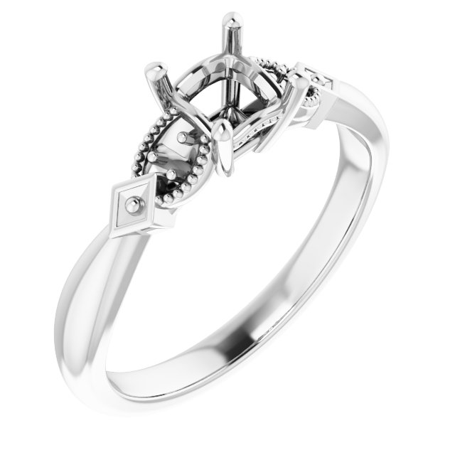 Accented Engagement Ring