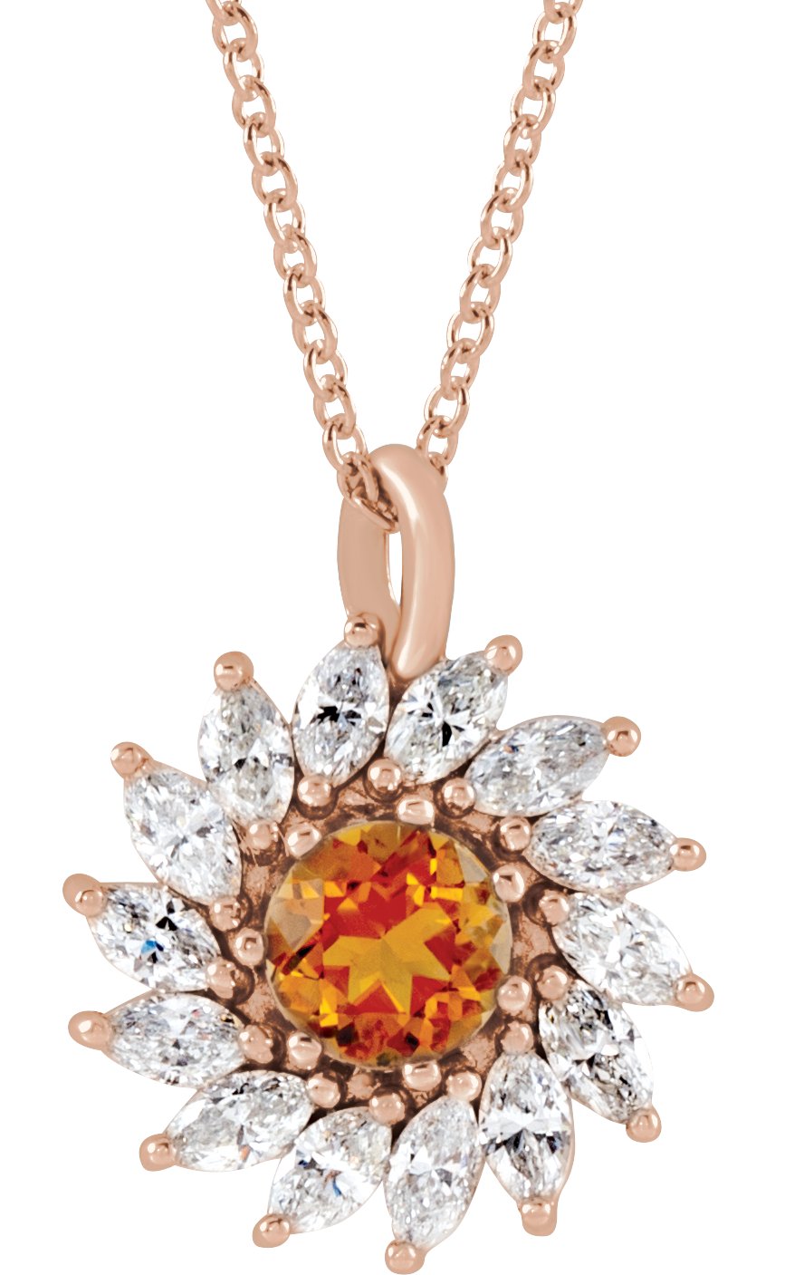 Halo-Style Necklace or Pendant