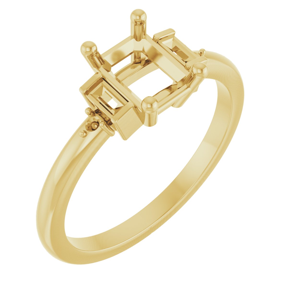 Accented Engagement Ring or Band