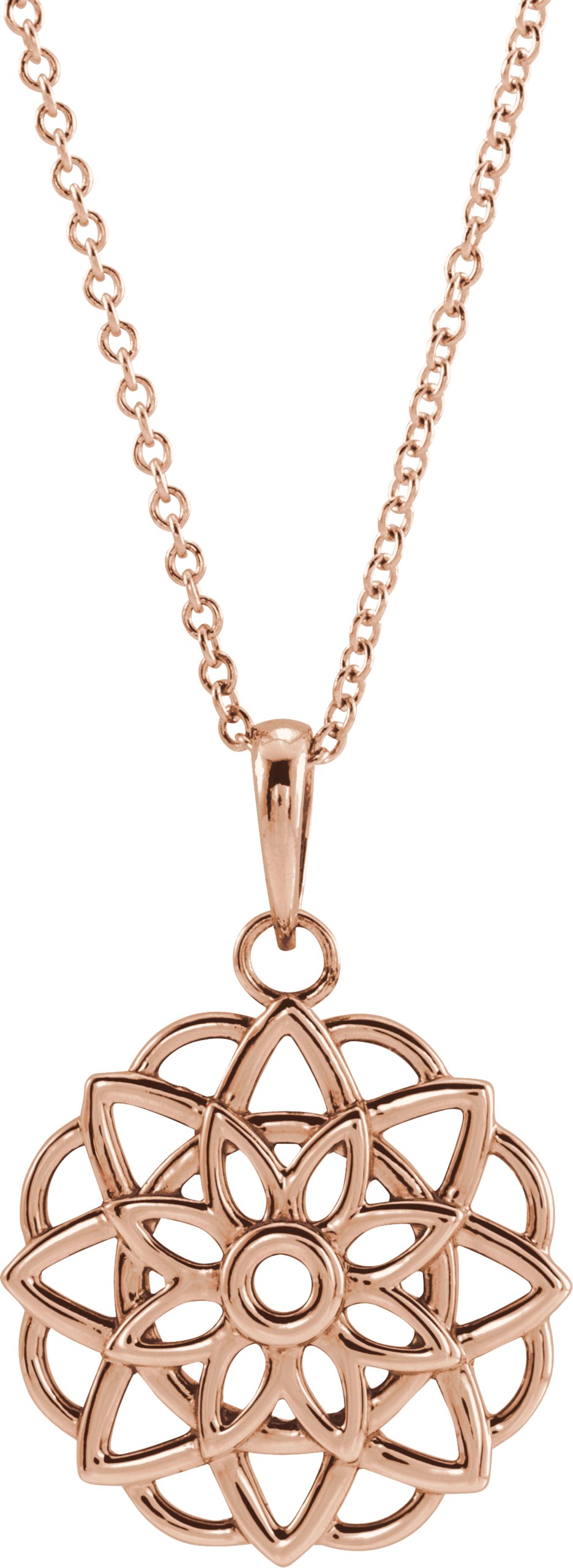 Floral Necklace or Pendant