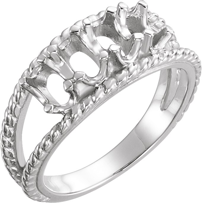 Family Negative Space Ring