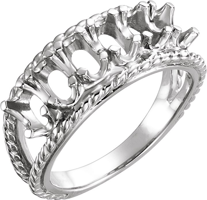 Family Negative Space Ring