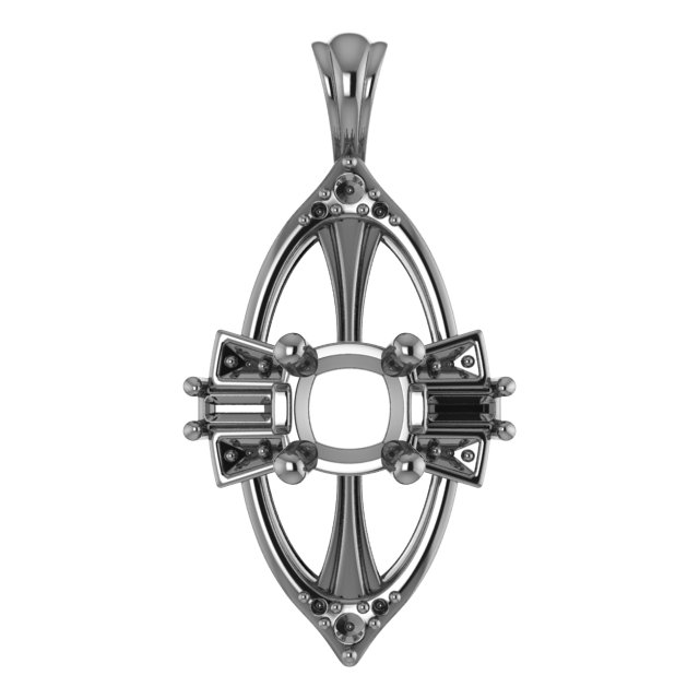 11 mm Cushion Pendant Mounting
