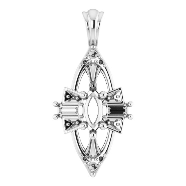 14k White Gold