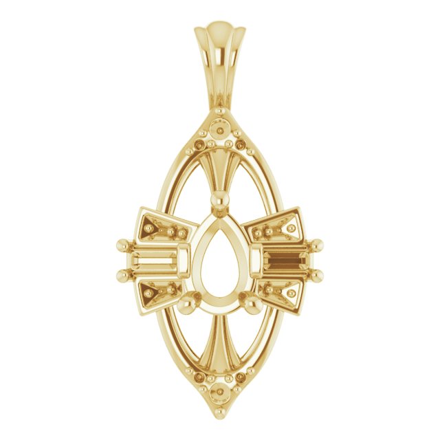 14k Yellow Gold