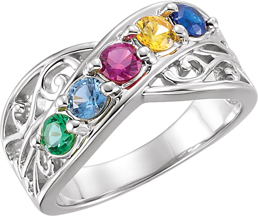 Family Criss-Cross Ring