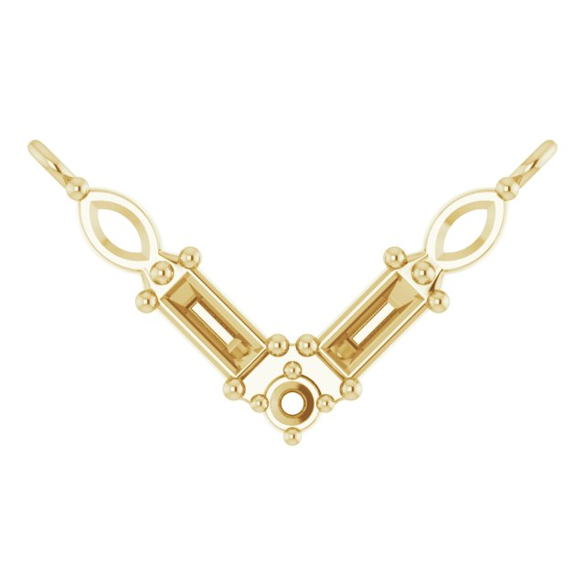 Petite V Necklace or Center