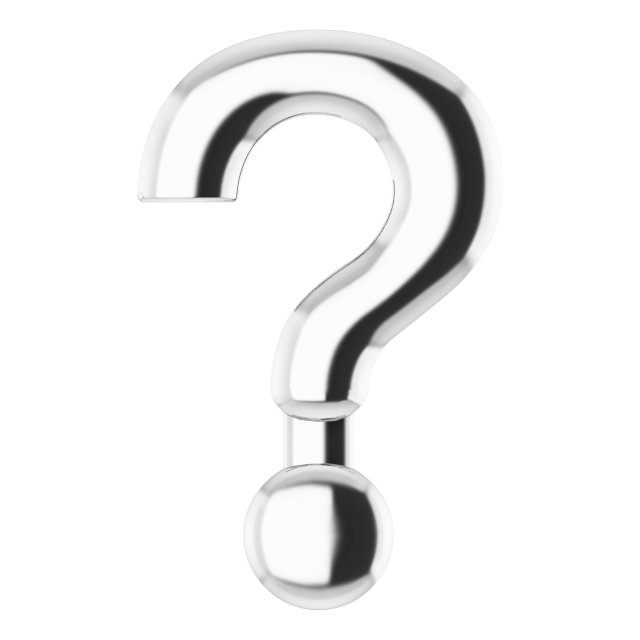Question Mark Symbol Trim