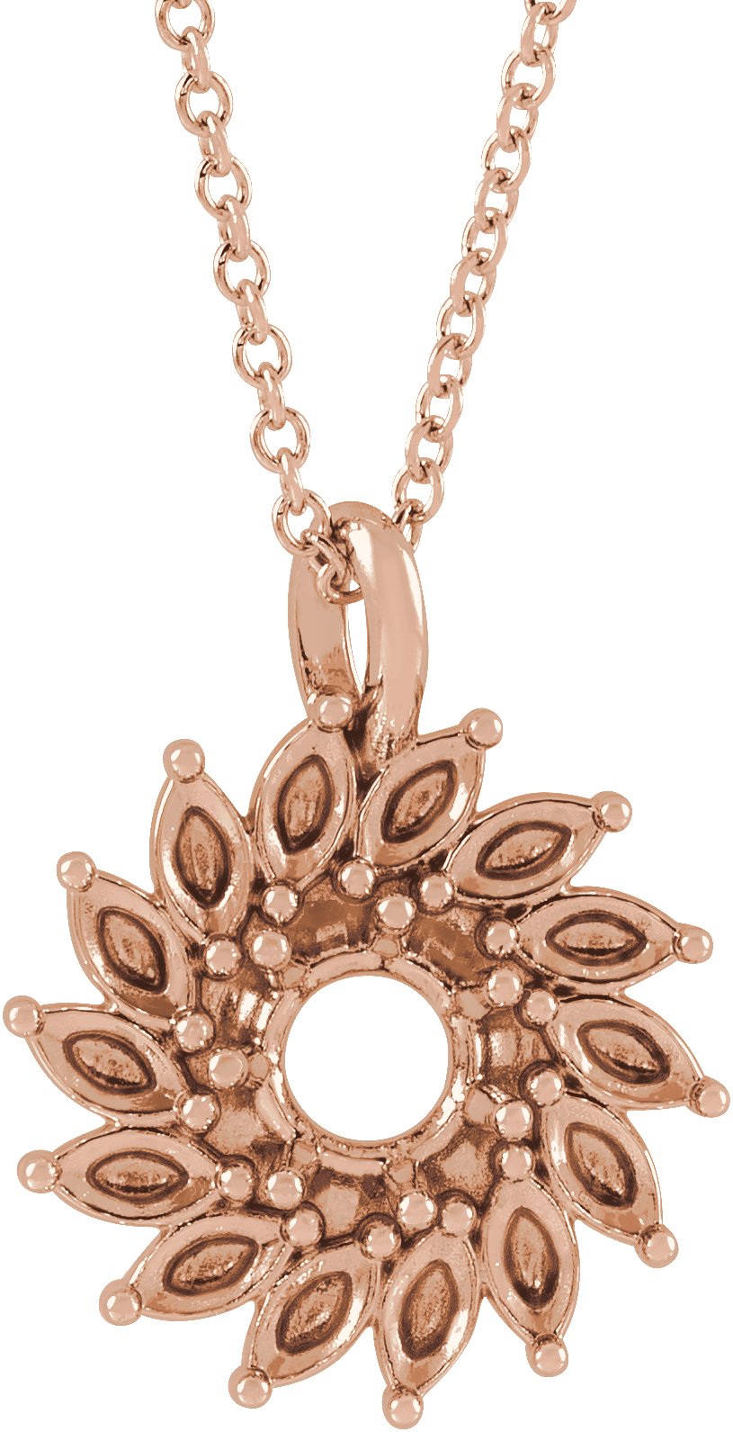 Halo-Style Necklace or Pendant