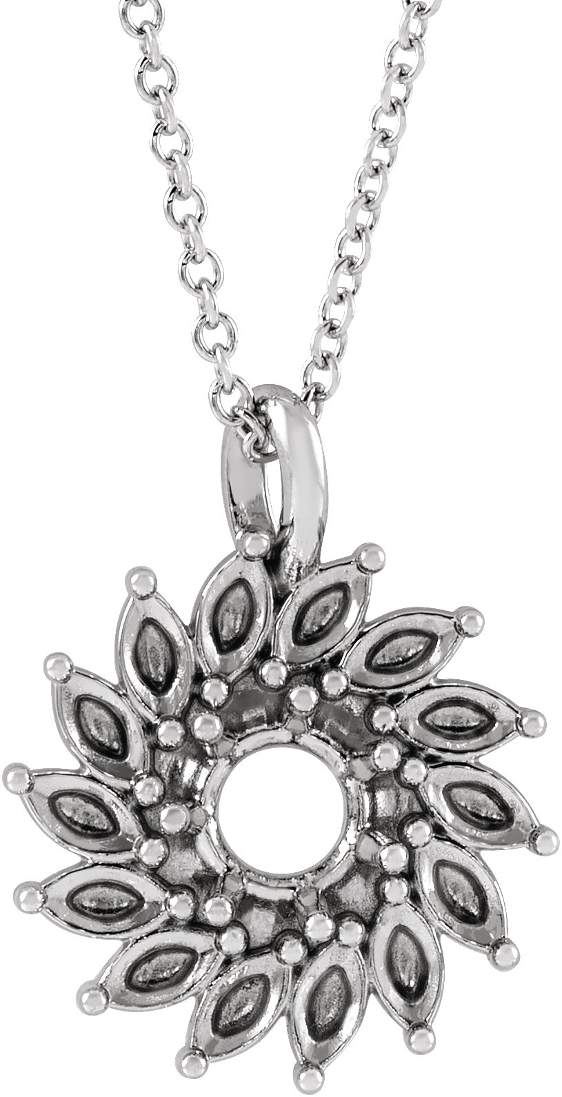 Halo-Style Necklace or Pendant