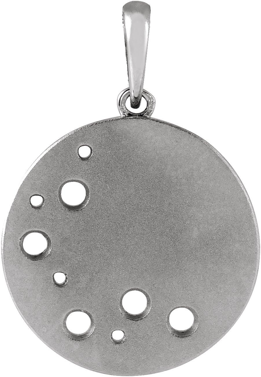 87189 / Pendant / Unset / Sterling Silver / 5-Stone / Polished / Family Pendant Mounting