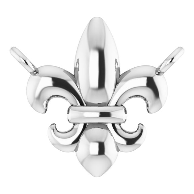 Petite Fleur-de-lis Necklace or Center