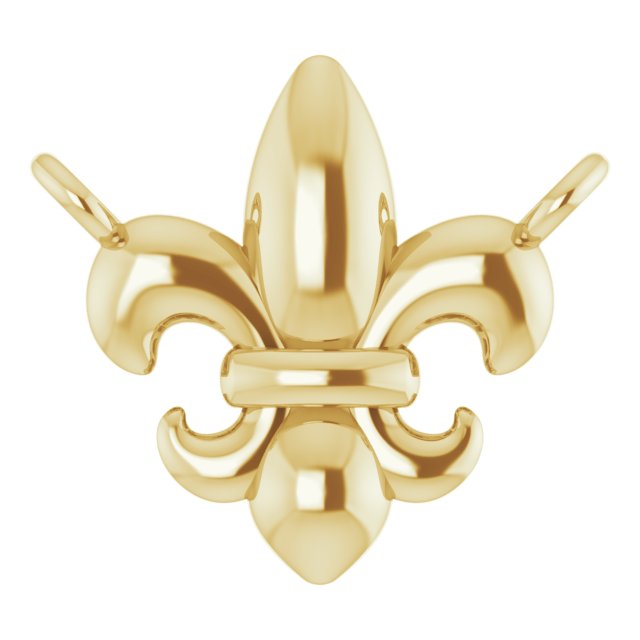 Petite Fleur-de-lis Necklace or Center