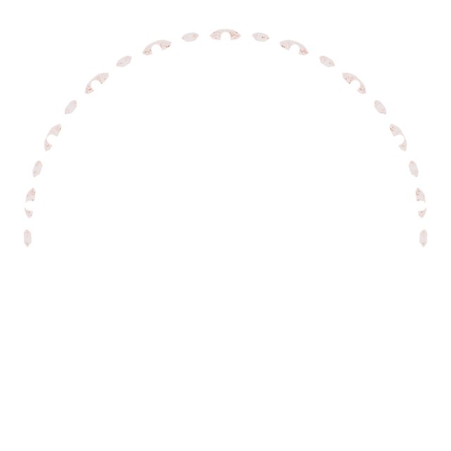 Alternative view of 1/5 CTW Natural Diamond Milgrain Edge Anniversary Band – 14K Rose Gold