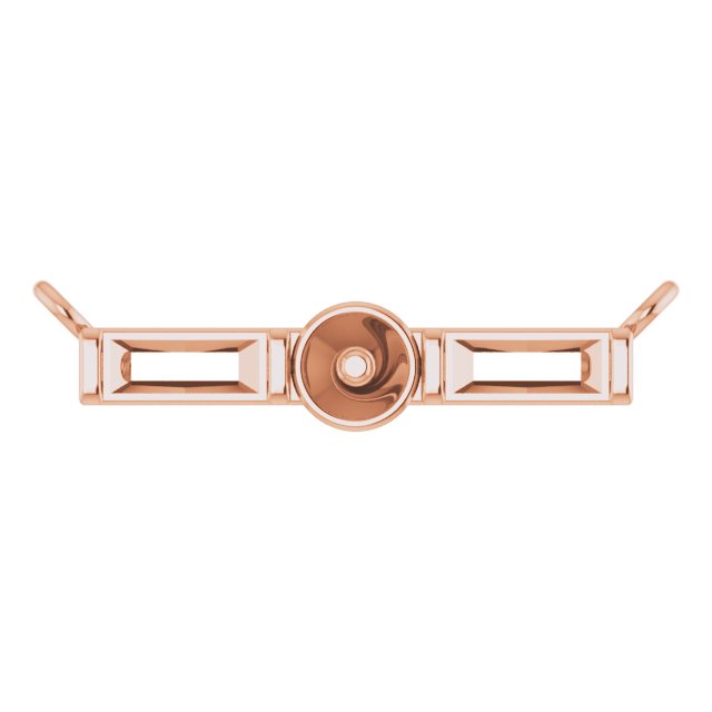 Pearl Petite Bar Necklace or Center