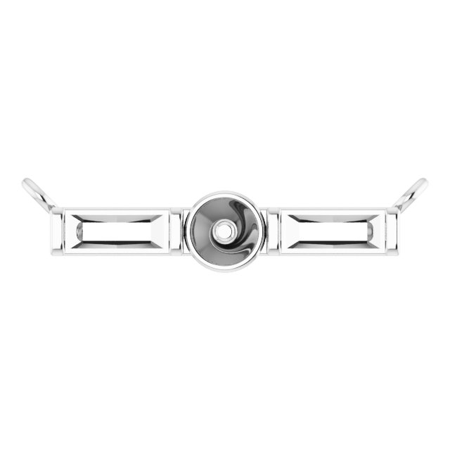 Pearl Petite Bar Necklace or Center