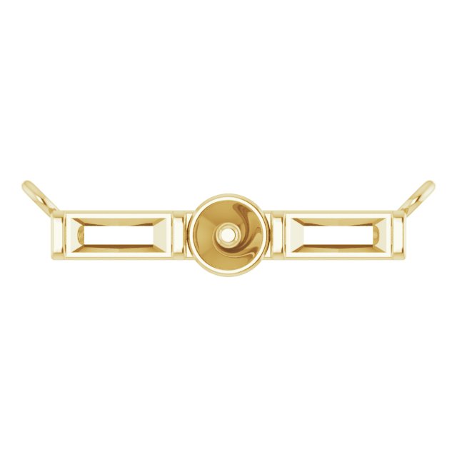 Pearl Petite Bar Necklace or Center