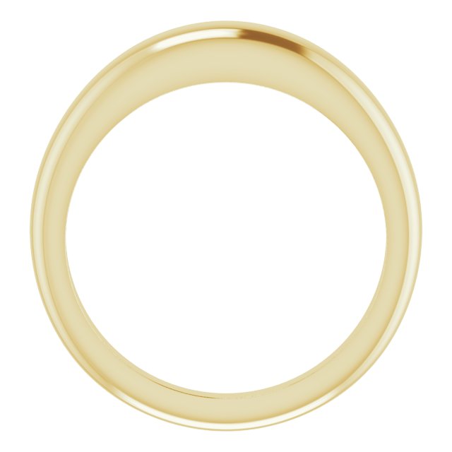 14K Yellow 4 mm Petite Dome Ring
