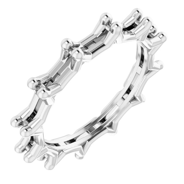 Shared-Prong Eternity Band