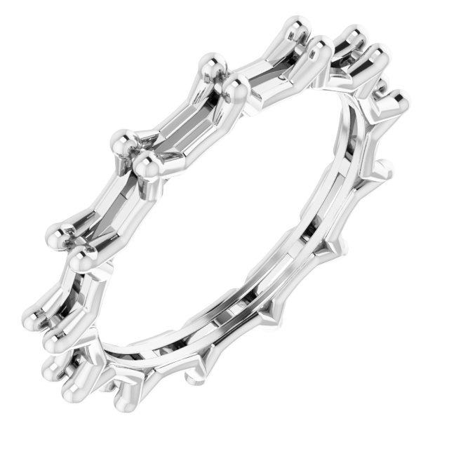 Shared-Prong Eternity Band