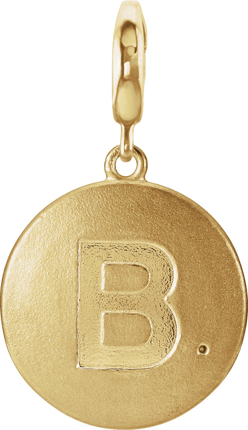 Accented Initial Charm/Pendant