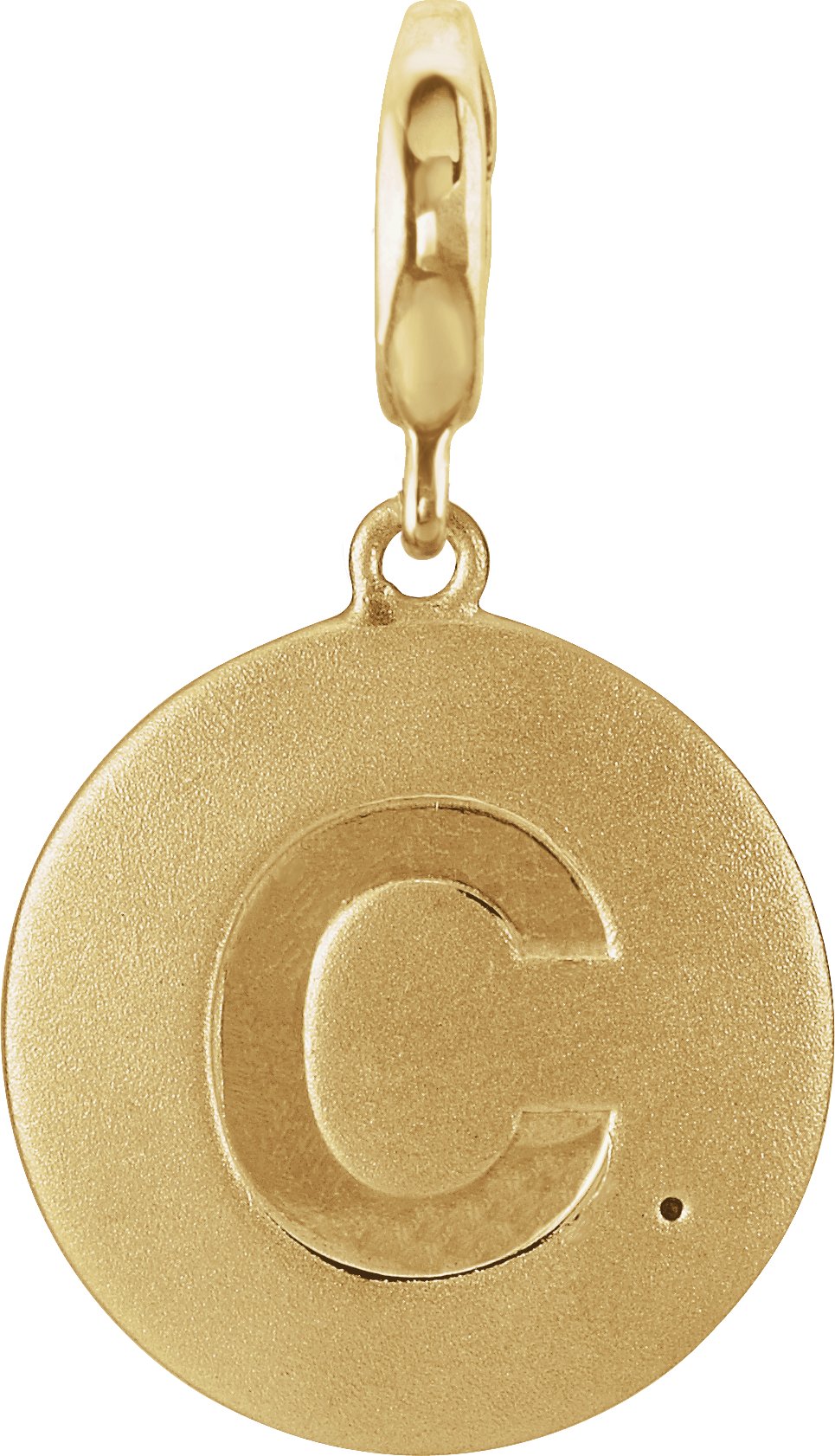 Accented Initial Charm/Pendant