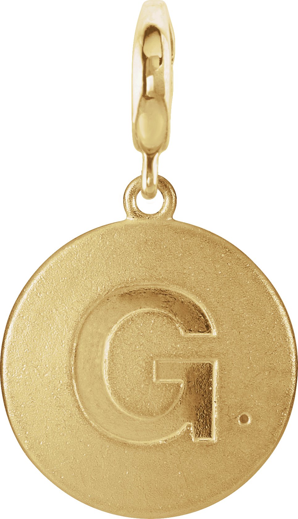 Accented Initial Charm/Pendant