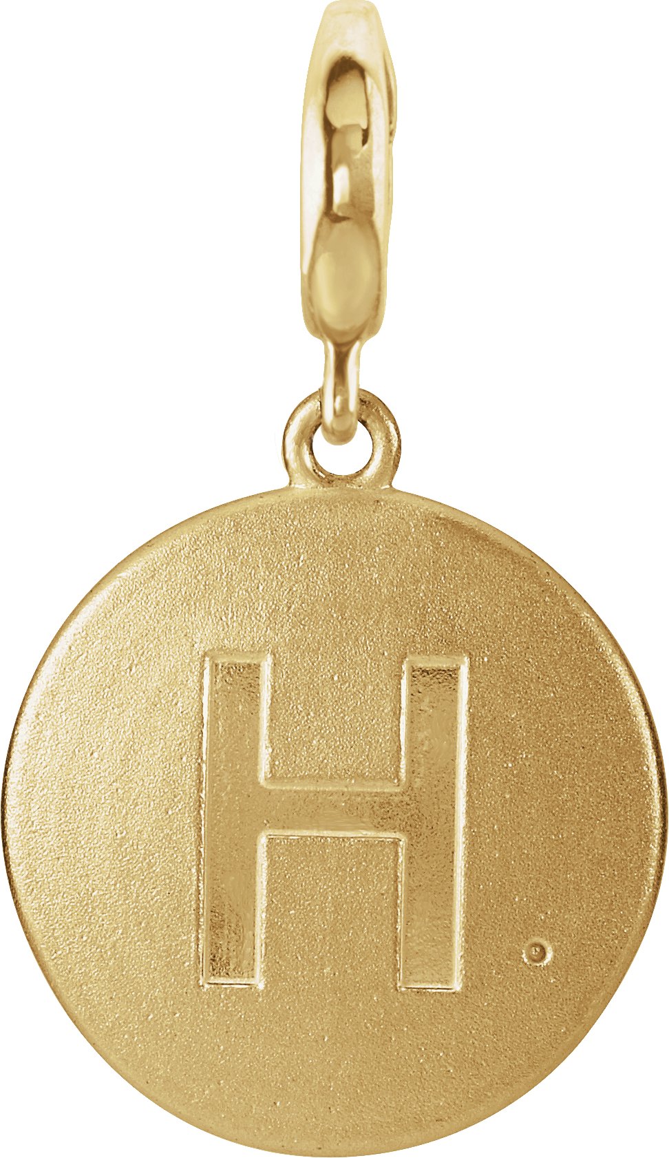 Accented Initial Charm/Pendant