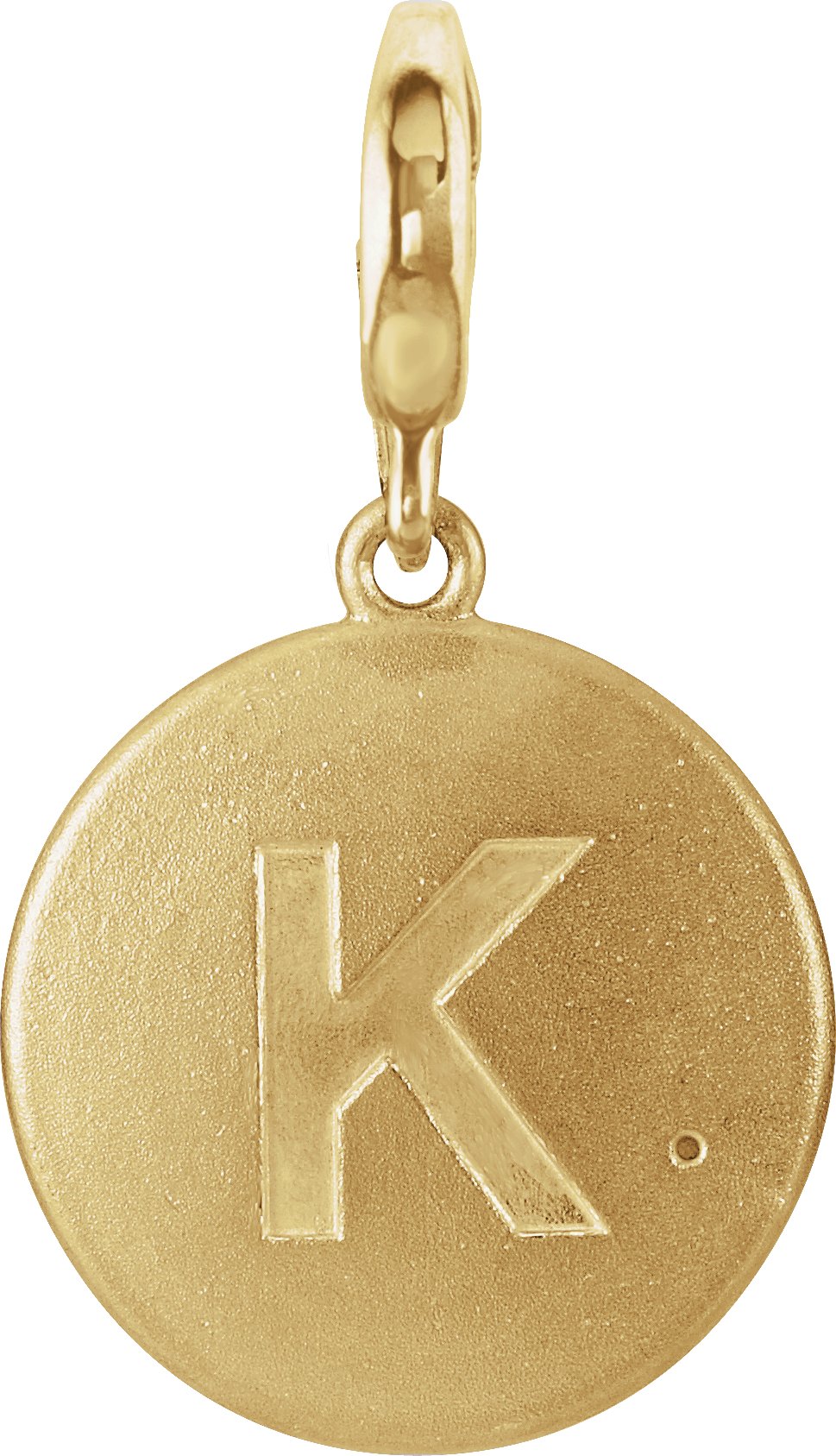 Accented Initial Charm/Pendant