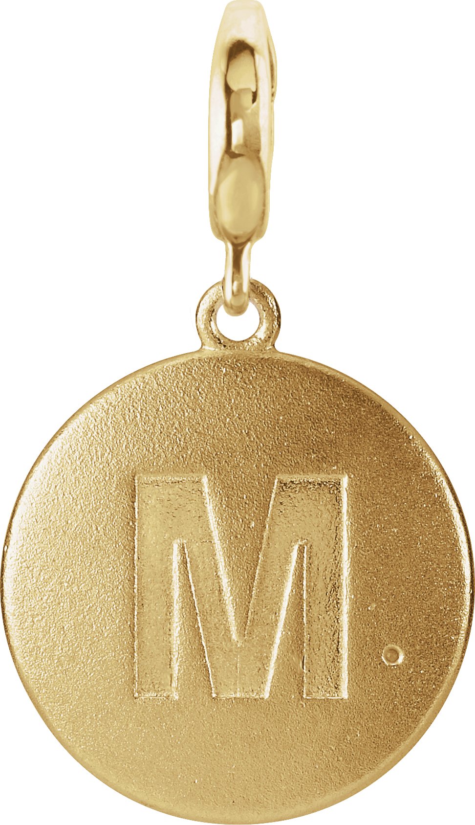 Accented Initial Charm/Pendant